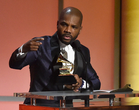 Photo Of Kirk Franklin Receiving His Grammy For Best Gospel Performance/Song
